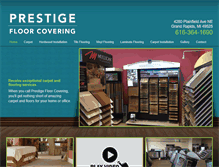 Tablet Screenshot of prestigefloor.net